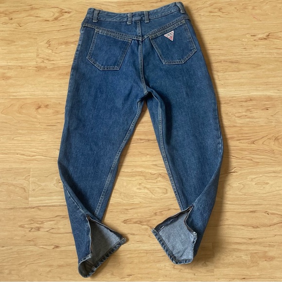 Vintage Guess 1980s Georges Marciano Skinny Jeans 29x27 Ankle Zip Pristine 🤌 - Picture 3 of 10